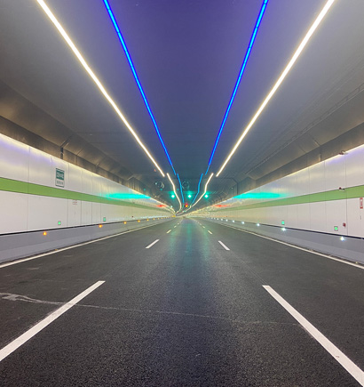 杭州江东隧道照明