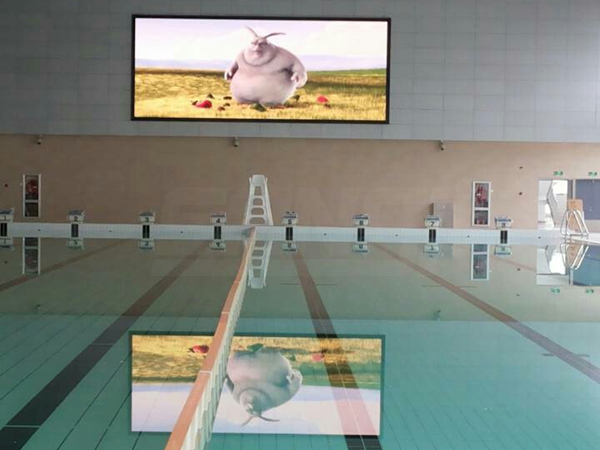 上海交通大学游泳馆室内全彩屏