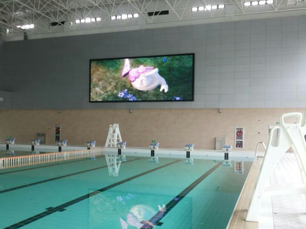 上海交通大学游泳馆室内全彩LED显示屏