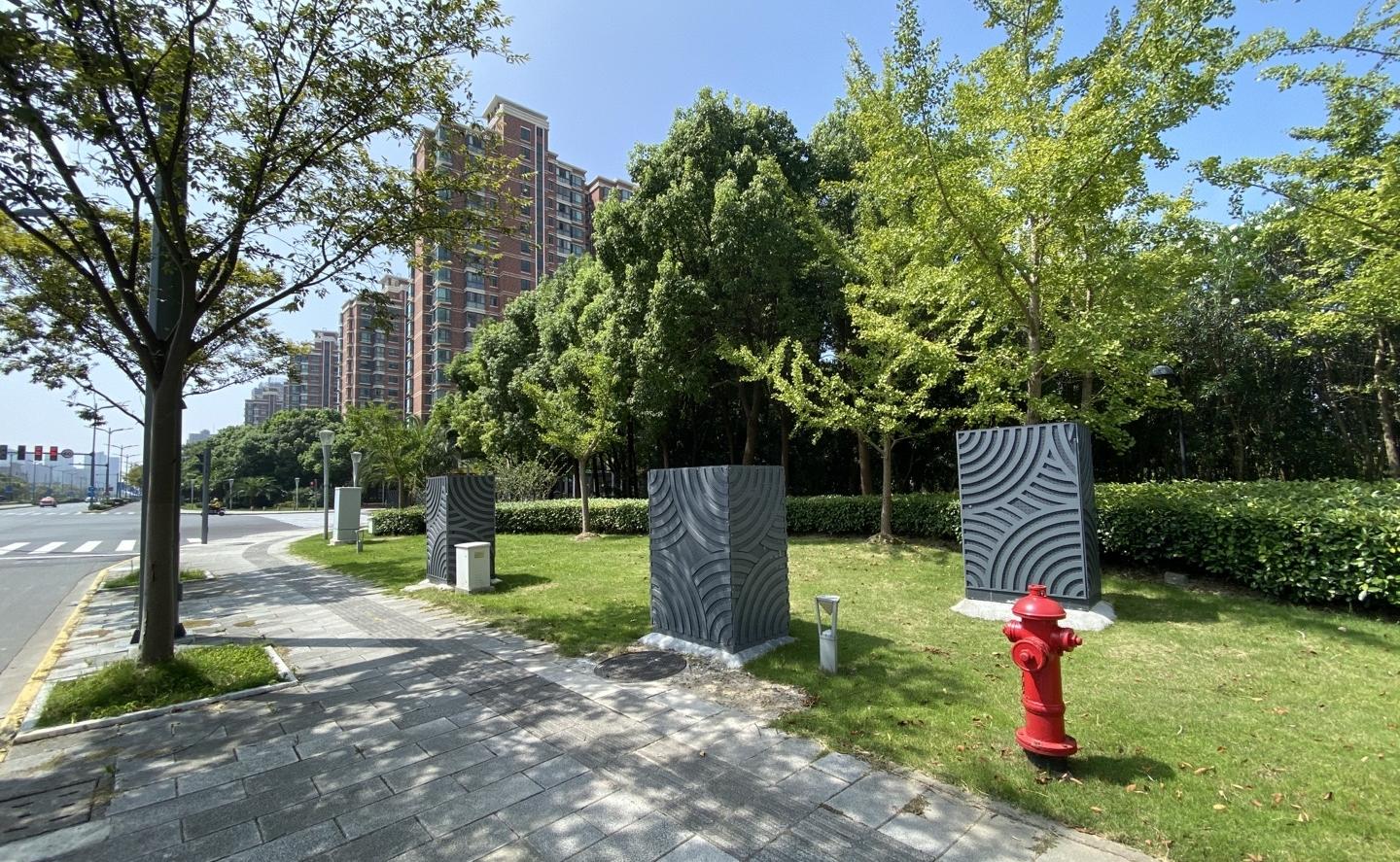 上海金山区,杭州湾大道,合杆整治,工程解析,海鸥造型,综合杆,5G智慧基站,落地实践