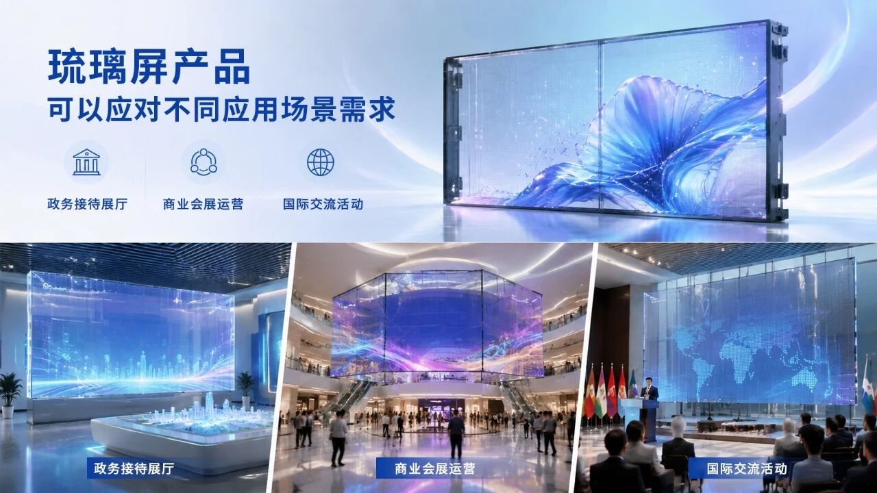 世界会客厅,“琉璃”名片,北外滩,地标LED屏,以科技之光,闪耀AI盛会