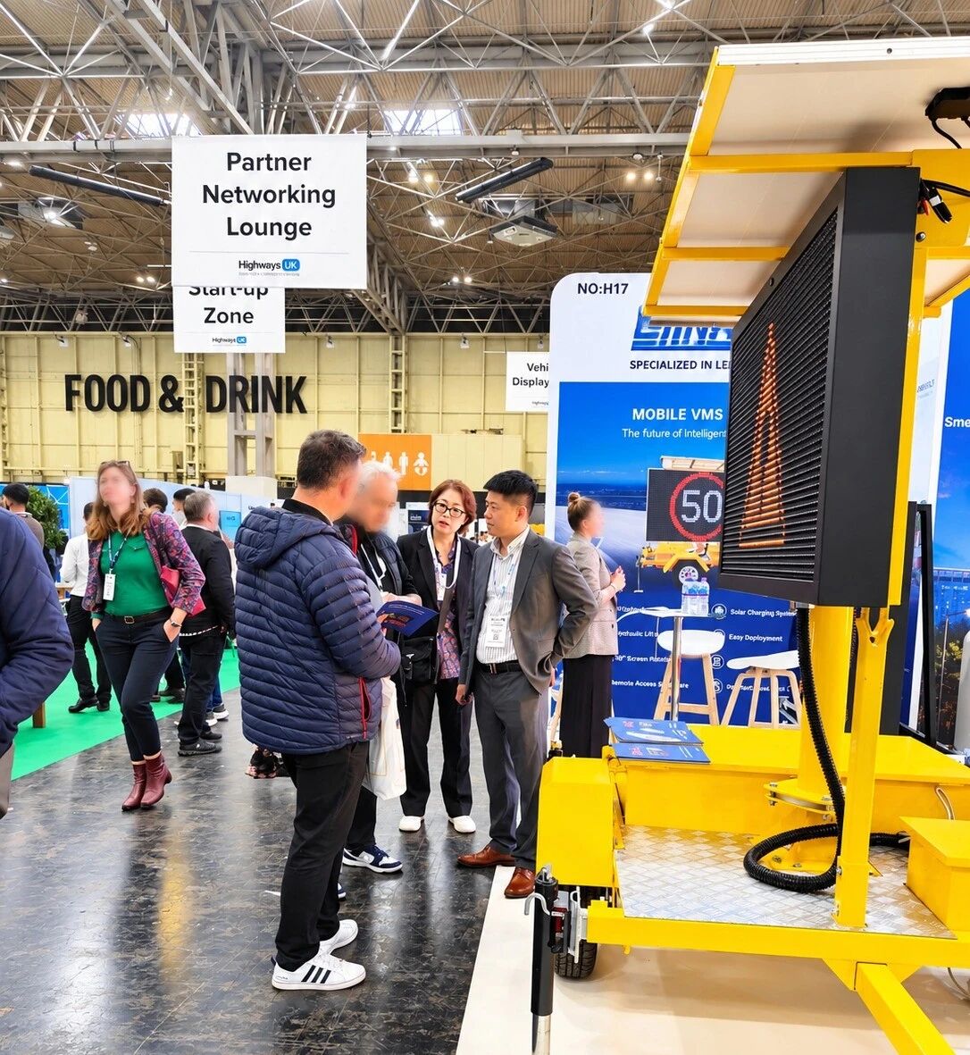 亮相英国,上海三思参展,Highways UK 2026,欧标交通显示屏,适配多样道路场景