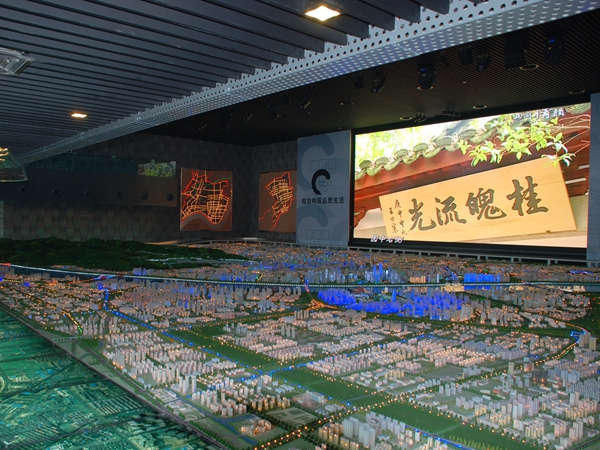 杭州城市规划展示馆室内全彩显示屏