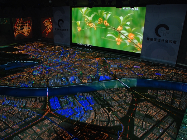 杭州城市规划展示馆室内全彩LED显示屏