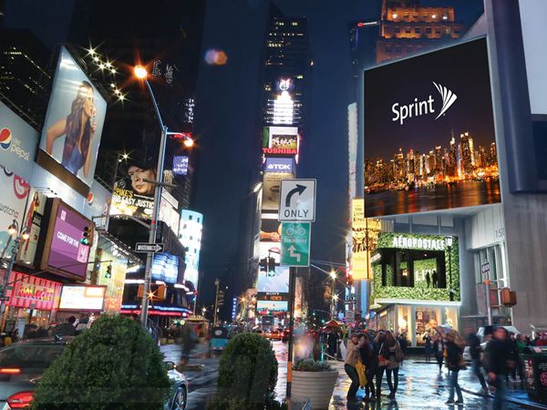 纽约时代广场百老汇室外全彩led显示屏