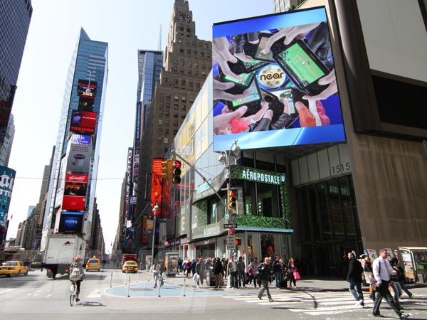 纽约时代广场百老汇led室外全彩显示屏