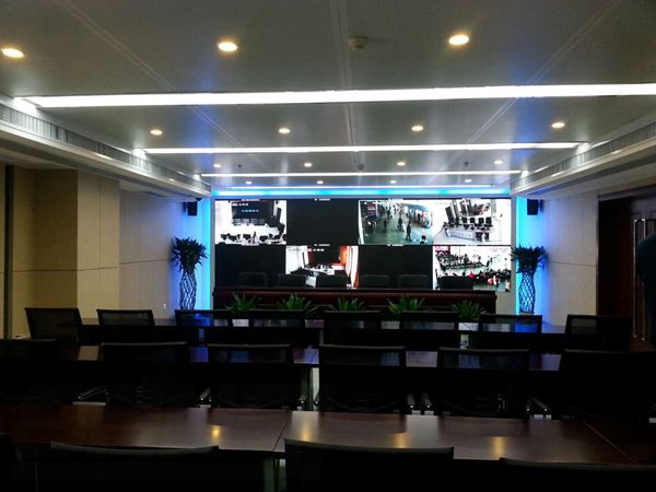 江苏交通运输厅会议系统室内全彩led显示屏