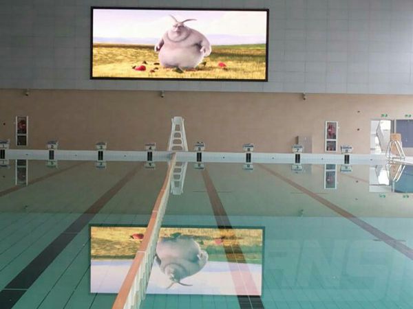 上海交通大学游泳馆室内全彩led显示屏