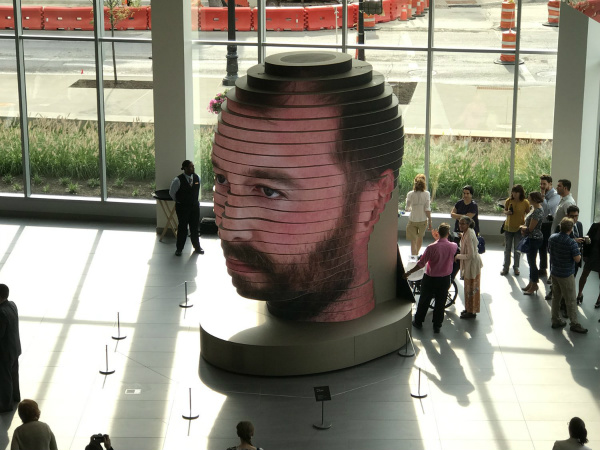 美国哥伦布市会议中心3D雕塑异形屏