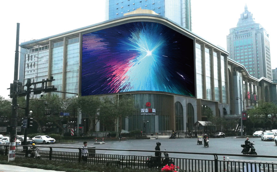 上海三思圆弧拼接案例