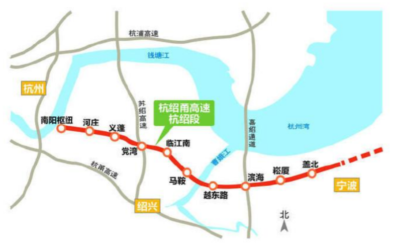 最新,杭绍甬高速,杭绍段等浙,3条高速今通车,三思,再树标杆工程