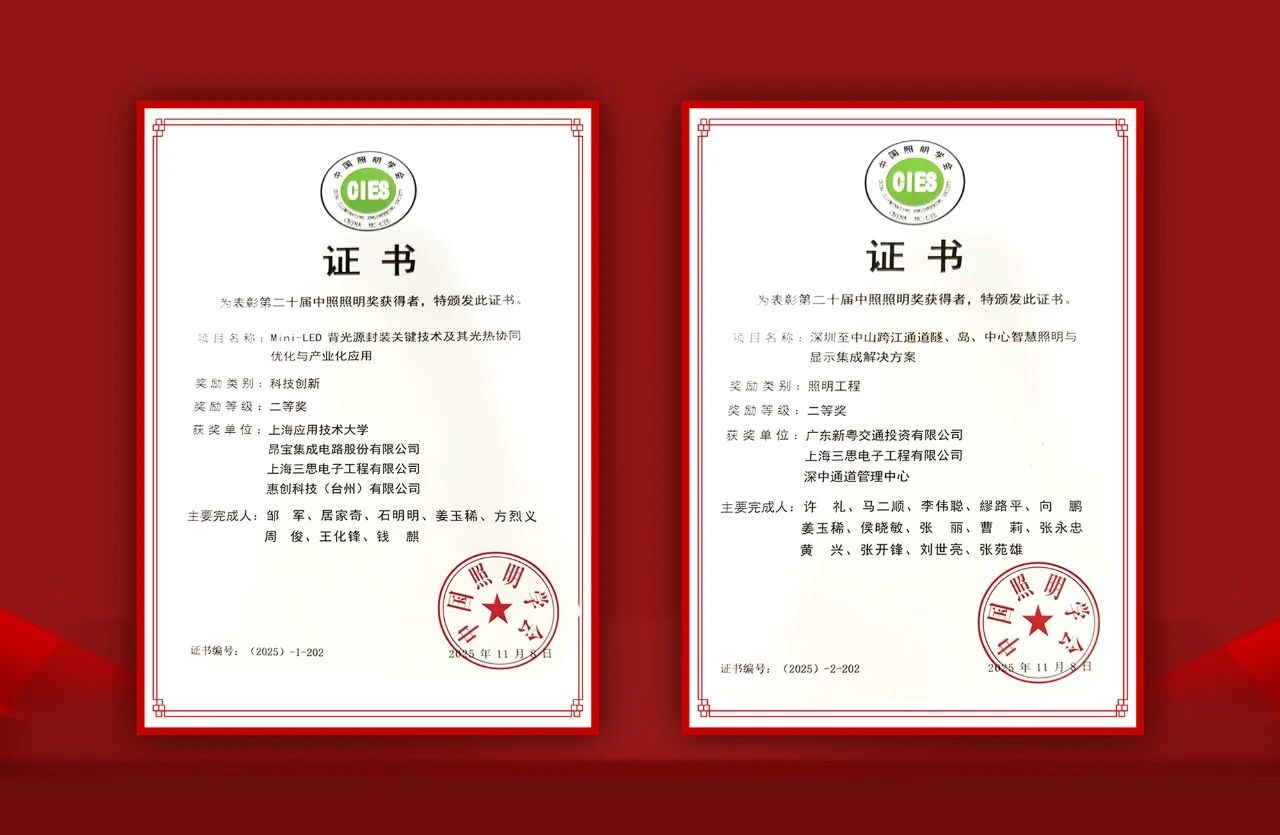 三思双奖加冕,技术创新,品牌实力,再获认可